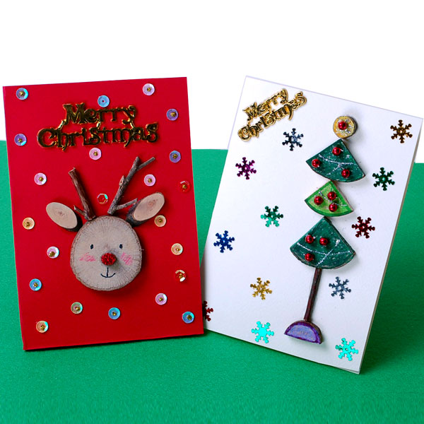 (R)크리스마스 카드만들기세트(2종1세트) 카드재료